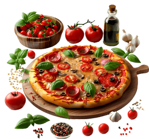 Pizza, From the First Cut